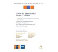 Droit Du Procès Civil - Tome 1
