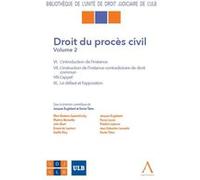 Droit du proces civil-vol 2 Collectif (Auteur)
