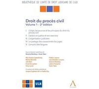 Droit du procès civil - Vol I Séverine Menetrey (Auteur), Xavier Taton (Auteur)