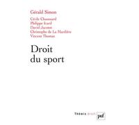 Droit du sport - Gérald Simon - Puf - broché - Etude
