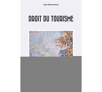 Droit du tourisme - Jean-Marie Breton - Mare & Martin - broché - Etude
