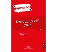 Droit du travail 2026 8ème édition - Jean-Philippe Lieutier - Dalloz - broché - Etude