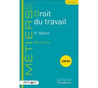 Droit du travail 5ed Préparation aux examens et concours - Bruno Siau - Bruylant - broché - Etude