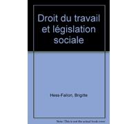 Droit du travail et législation sociale