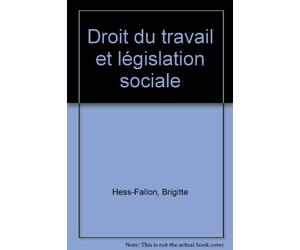 Droit du travail et législation sociale