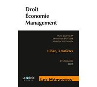 Droit economie management 3ème édition - ALBA/BAPTESTE/KULEMANN - Genie Des Glaciers - broché - Scolaire / Universitaire