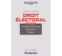 Droit électoral - GEARD-DAVID DESRAMEAUX - Studyrama Eds - broché - Etude