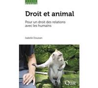 Droit et animal Isabelle Doussan (Auteur)