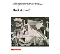 Droit et crise(s) - Vadim Jeanne - Mare & Martin - broché - Etude