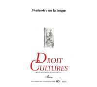 Droit Et Cultures N° 63-2012/1 - S'entendre Sur La Langue