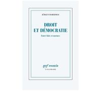 Droit Et Democratie - Entre Faits Et Normes