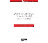 Droit et économie de la propriété intellectuelle Sous la responsabilité de michel vivant - Cour de cassation France - Lgdj - broché - Etude