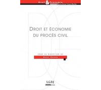 Droit et économie du procès civil Dany Cohen (Auteur)