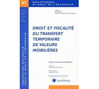 Droit Et Fiscalité Du Transfert Temporaire De Valeurs Mobilières