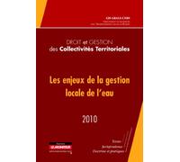 Droit et gestion des collectivités territoriales - 2010