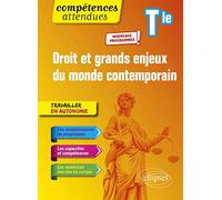 Droit et grands enjeux du monde contemporain Tle