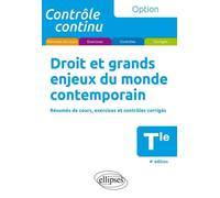 Droit Et Grands Enjeux Du Monde Contemporain Tle