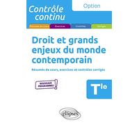 Droit et grands enjeux du monde contemporain Tle
