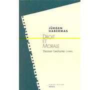 "Droit et Morale. ""Tanner Lectures"" (1986)"