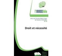 Droit et nécessité Collectif (Auteur)