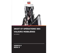 Droit Et Opérations Des Valeurs Mobilières