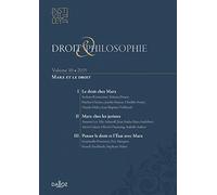 Droit & Philosophie - Annuaire De L'institut Michel Villay Volume 10