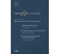 Droit et Philosophie - Volume XI Preuve, droit de la preuve et démocratie (XI)