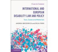 Droit et politique internationaux et européens en matière de handicap