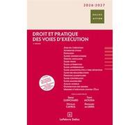 Droit et pratique des voies d'exécution 2026/2027 Serge Guinchard (Directeur éditorial), Anne-Gaëlle Dumas (Auteur), Emmanuel Guinchard (Auteur), Philippe Hoonakker (Auteur), Olivier Hubert (Auteur), 
