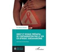 Droit et risque prénatal de contamination par le VIH en Afrique subsaharienne - Fils Angelesi Bayenga - L'harmattan - broché - Etude