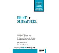Droit et surnaturel