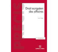 Droit européen des affaires 3ed