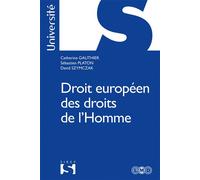 Droit européen des droits de l'Homme 2nde édition - Catherine Gauthier - Sirey - broché - Etude