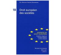 Droit Européen Des Sociétés