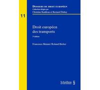 Droit européen des transports 2020 - Roland Bieber - Helbing Lichtenhahn - broché - Etude