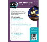 Droit Européen - Le Contentieux De L'union Européenne