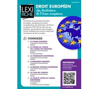 Droit européen: Les institutions de l'union européenne
