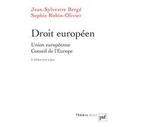 Droit européen : Union européenne, Conseil de l'Europe