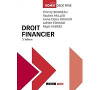 Droit financier - Thierry Bonneau - Lgdj - broché - Etude