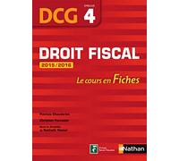 Droit fiscal 2015/2016 DCG: Le cours en Fiches - Épreuve 4