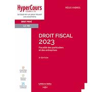 Droit fiscal 2023 3ed