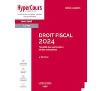 Droit fiscal 2024. 4e éd.