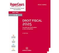 Droit fiscal 2025 5ème édition - Régis Vabres - Dalloz - broché - Etude