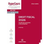 Droit fiscal 2026. 6e éd.