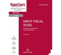 Droit fiscal 2026 6ème édition - Régis Vabres - Dalloz - broché - Manuel