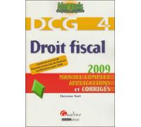 Droit fiscal - dcg 4 - 2ème édition - C. Noel - Gualino Eds - broché - Etude