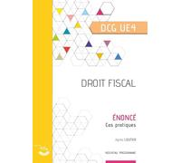 Droit Fiscal Dcg Ue4 - Enoncé - Edition 2025-2026