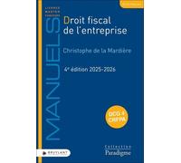 Droit Fiscal De L'entreprise - Edition 2025-2026