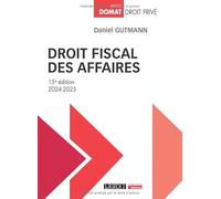 Droit Fiscal Des Affaires