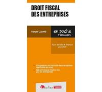 Droit Fiscal Des Entreprises - Edition 2025